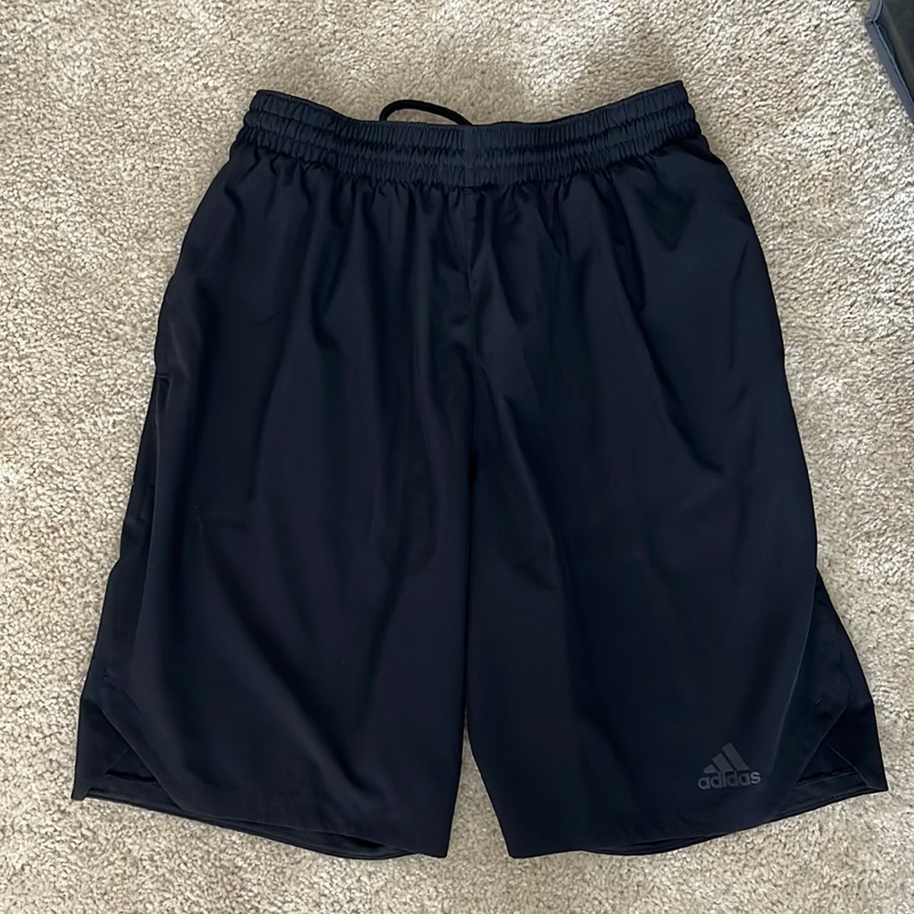 Black mens adidas shorts